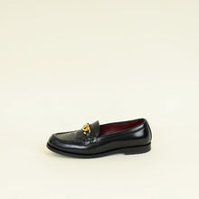 Valentino Black Vlogo Chain Loafer 38.5