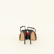 Valentino Black Vlogo Platform Slingback Pump 38.5