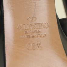 Valentino Black Vlogo Platform Slingback Pump 38.5