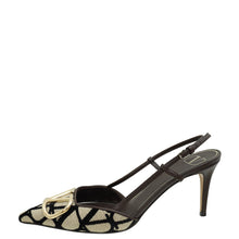 Valentino Tricolor VLogo Iconographe Slingback Pumps 38