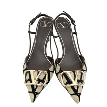 Valentino Tricolor VLogo Iconographe Slingback Pumps 38
