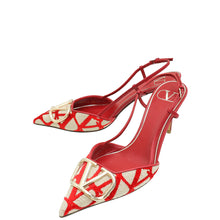 Valentino Bicolor VLogo Iconographe Slingback Pumps 38