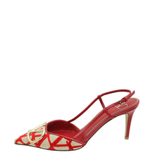 Valentino Bicolor VLogo Iconographe Slingback Pumps 38