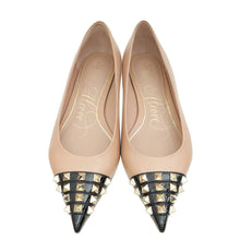Valentino Bicolor Rockstud Alcove Ballet Flats 38