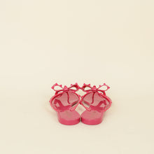 Valentino Pink Rockstud Bow Slippers 38