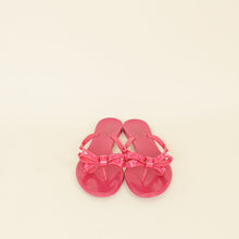 Valentino Pink Rockstud Bow Slippers 38