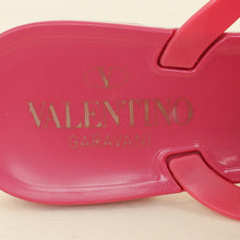 Valentino Pink Rockstud Bow Slippers 38
