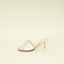Valentino Cream VLogo Slides Mules 38