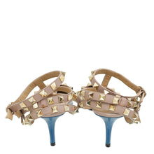 Valentino Blue Rockstud Caged Pump 38