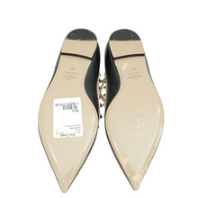 Valentino Black Rockstud Caged Ankle Strap Flat Ballerina 39.5