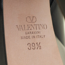 Valentino Black Vlogo Tan-Go Platform Ankle Boots 39.5