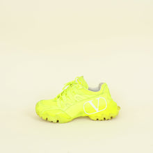 Valentino Neon Yellow Green VLogo Sneakers 39.5