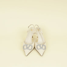 Valentino Light Ivory Vlogo Signature Slingback Pump