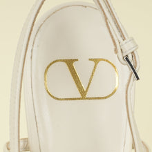 Valentino Light Ivory Vlogo Signature Slingback Pump