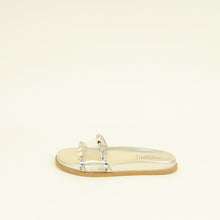 Valentino Metallic Gold Rockstud Flat Slide 39