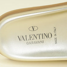 Valentino Metallic Gold Rockstud Flat Slide 39
