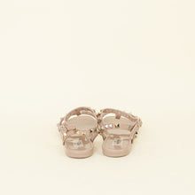 Valentino Nude Rockstud Rubber Flat Sandals 39