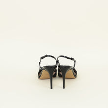 Valentino Black VLogo Slingback Pumps 41