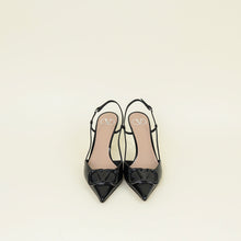 Valentino Black VLogo Slingback Pumps 41