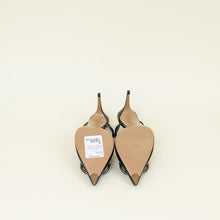 Valentino Black VLogo Slingback Pumps 41