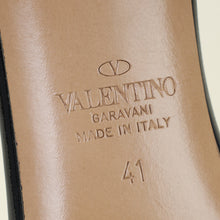 Valentino Black VLogo Slingback Pumps 41