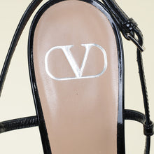 Valentino Black VLogo Slingback Pumps 41