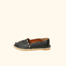 Valentino Black Rockstud  Espadrille 40