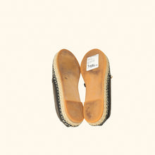 Valentino Black Rockstud  Espadrille 40