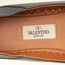 Valentino Black Rockstud  Espadrille 40