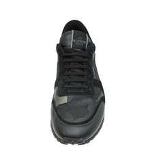 Valentino Black Camouflage Rockrunner Sneakers 45
