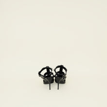 Valentino Black Roman Stud Ankle Strap Pump