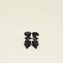 Valentino Black Roman Stud Ankle Strap Pump