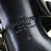 Valentino Black Roman Stud Ankle Strap Pump