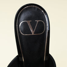 Valentino Black Roman Stud Ankle Strap Pump