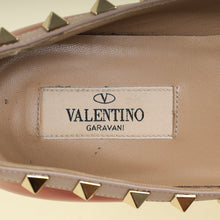 Valentino Red Rockstud Flat Ballerina 37.5