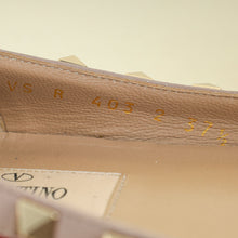 Valentino Red Rockstud Flat Ballerina 37.5