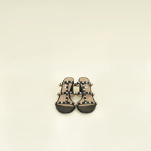 Valentino Black Rockstud Slide Sandals 37.5