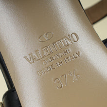 Valentino Black Rockstud Slide Sandals 37.5