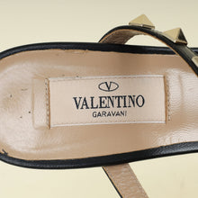 Valentino Black Rockstud Slide Sandals 37.5