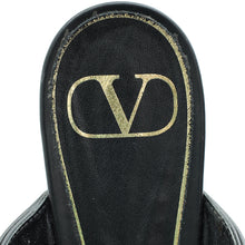Valentino Black Roman Stud Flat Mules 37