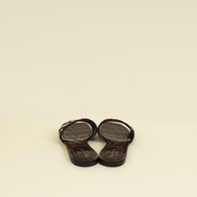 Valentino Tricolor Toile Iconographe Flat Slide Sandals 37
