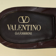 Valentino Tricolor Toile Iconographe Flat Slide Sandals 37