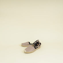 Valentino Pink Nude Rockstud Flat Espadrille Ankle Strap 37