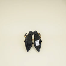 Valentino Black Roman Studs Ankle Strap Flat Sandals 38.5