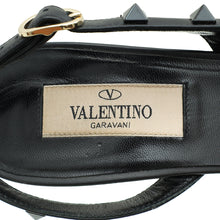 Valentino Black Rockstud Slingback Pump 38