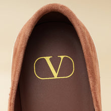 Valentino Pinkish Brown Leisure Flows Split Loafer 38