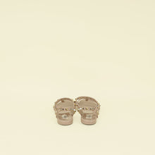 Valentino Poudre Rockstud Flat Rubber Sandal 38