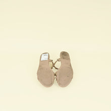 Valentino Poudre Rockstud Flat Rubber Sandal 38