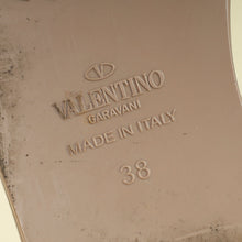 Valentino Poudre Rockstud Flat Rubber Sandal 38