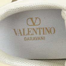 Valentino White Perforated V Logo Sneakers 38